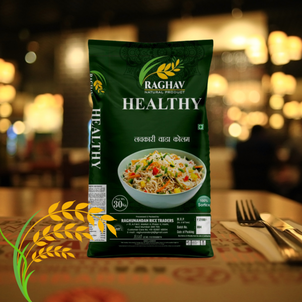 Raghunandan Rice - Raghav (Healthy Green) Wada Lachkari Kolam 30KG